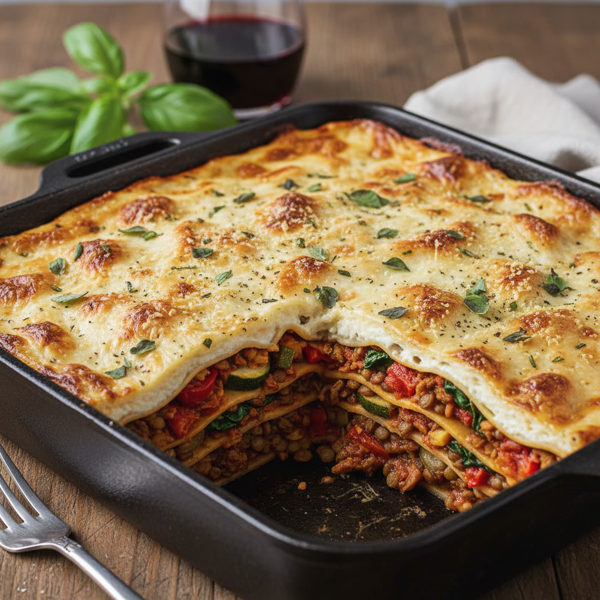 Hearty Vegan Lasagne with Creamy Sauce recipe
