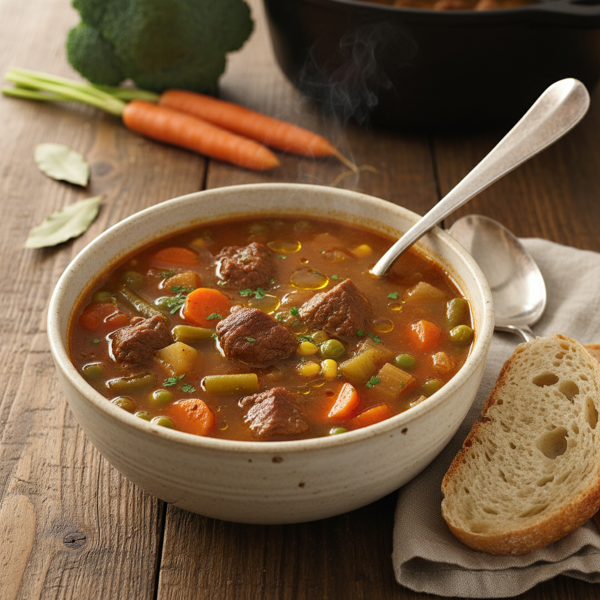 Hearty Vegetable Beef Soup recipe