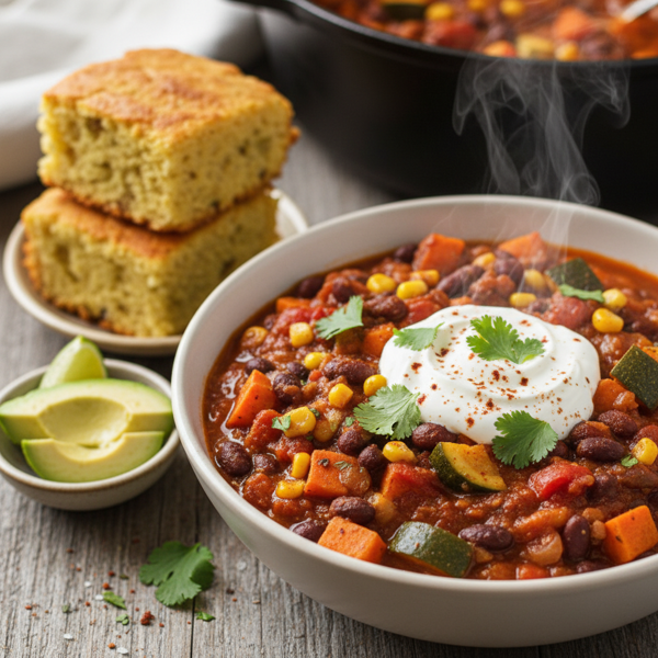 Hearty Vegetable Chili Delight recipe
