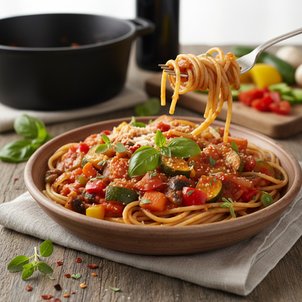 Hearty Vegetable Spaghetti Sauce recipe