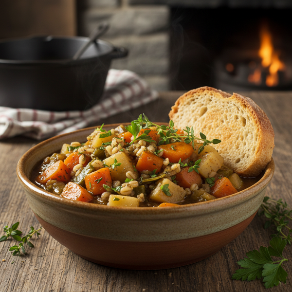 Hearty Vegetarian Irish Stew recipe