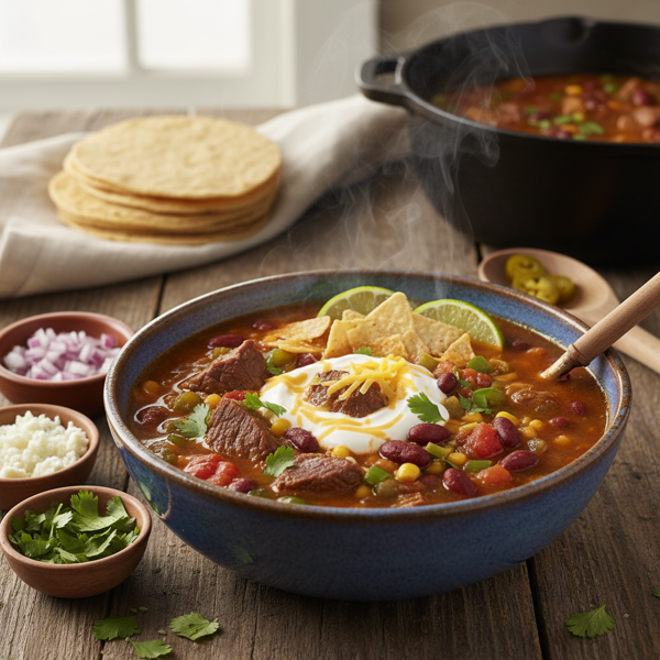Hearty Venison Taco Soup recipe
