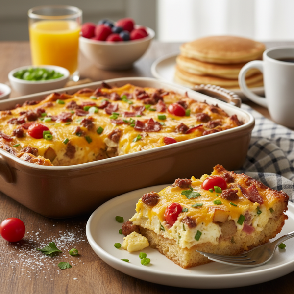 Hearty Weekend Breakfast Casserole recipe