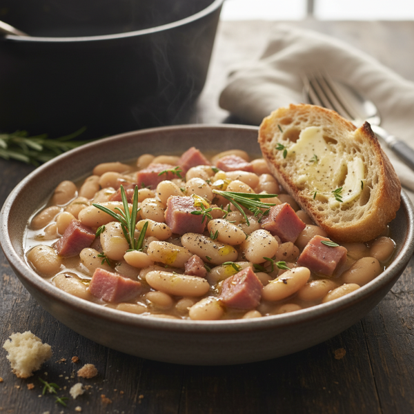 Hearty White Bean and Ham Delight recipe