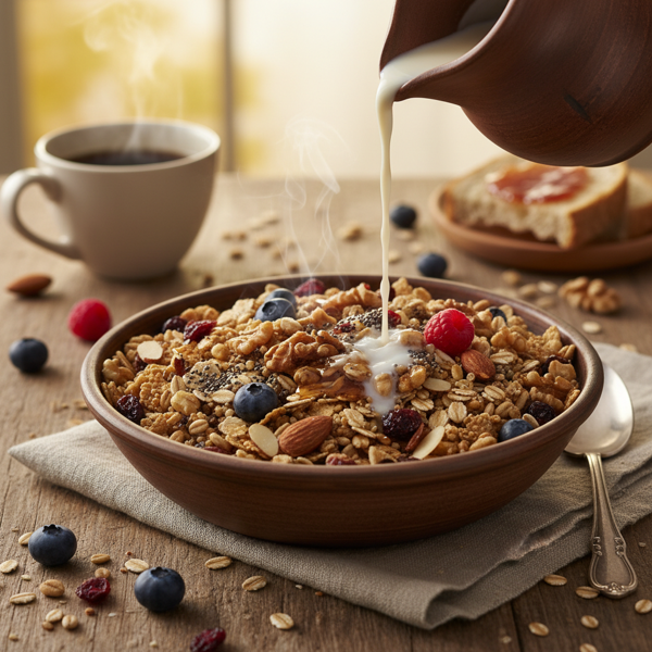 Hearty Whole Grain Breakfast Cereal recipe