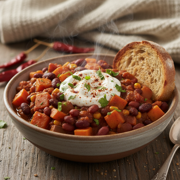 Hearty Winter Vegetable Chili recipe