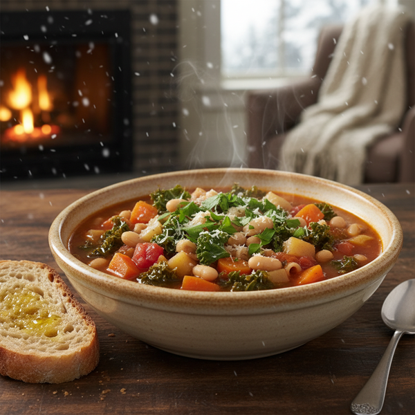 Hearty Winter Vegetable Minestrone recipe
