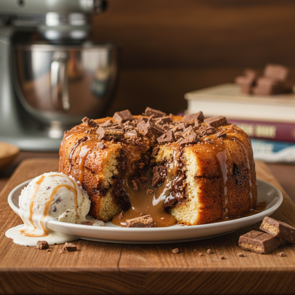 Heath Bar Gooey Delight Cake recipe