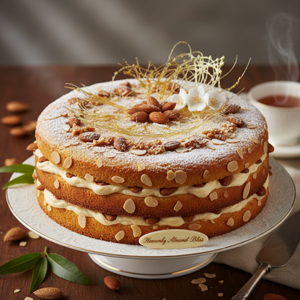 Heavenly Almond Bliss Cake recipe