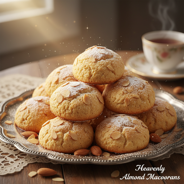 Heavenly Almond Macaroons recipe