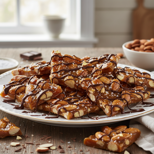 Heavenly Almond Toffee Crunch recipe