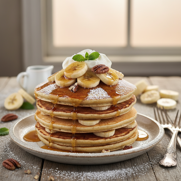 Heavenly Banana Bliss Pancakes recipe