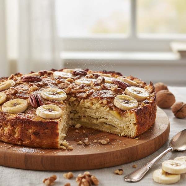 Heavenly Banana Nut Matzoh Bake recipe