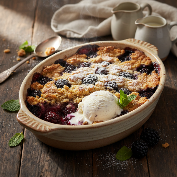 Heavenly Blackberry Crumble Delight recipe