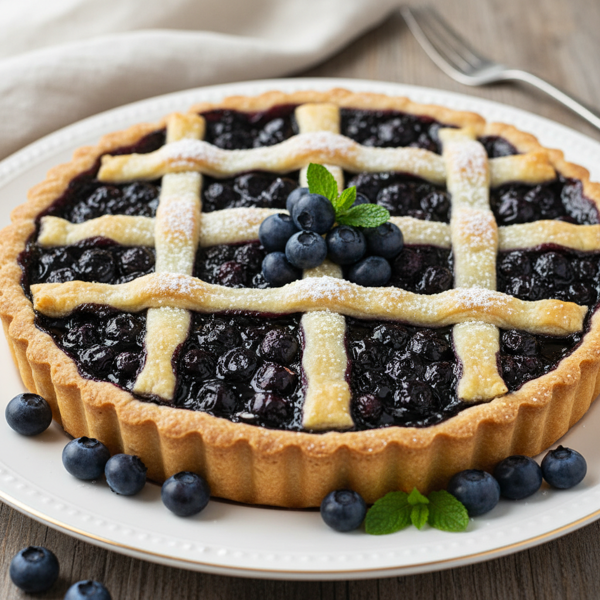 Heavenly Blueberry Delight Tart recipe