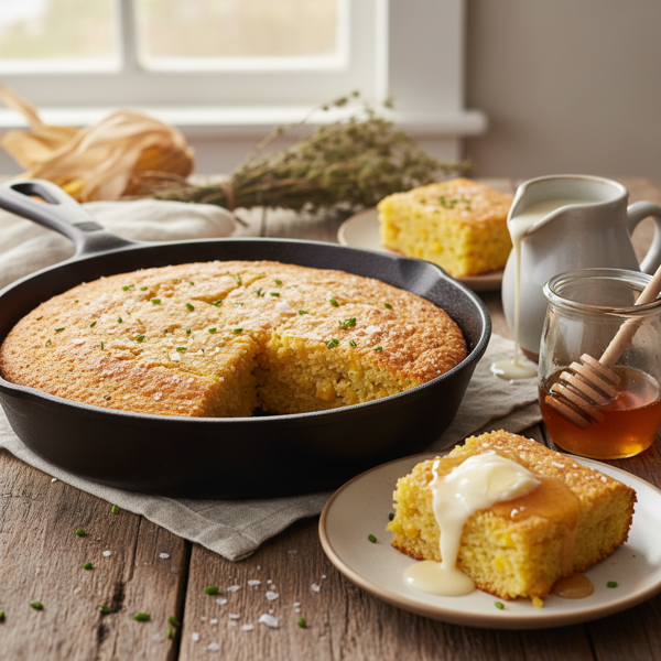 Heavenly Buttermilk Cornbread recipe