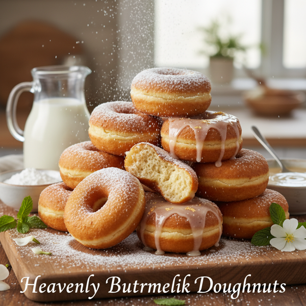 Heavenly Buttermilk Doughnuts recipe