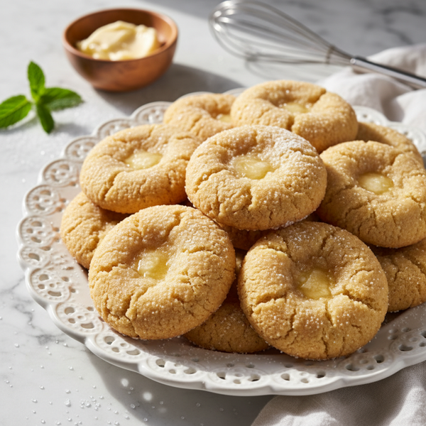 Heavenly Buttery Sugar Drop Cookies recipe