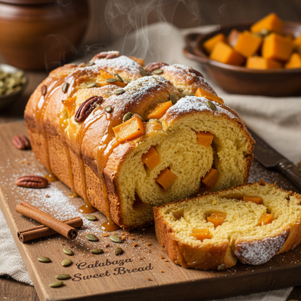 Heavenly Calabaza Sweet Bread recipe