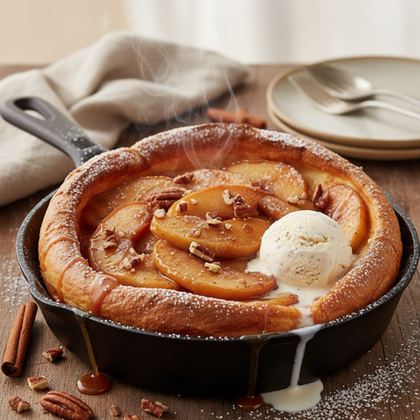 Heavenly Caramelized Apple Dutch Baby recipe