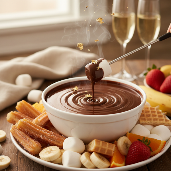 Heavenly Chocolate Fondue Delight recipe