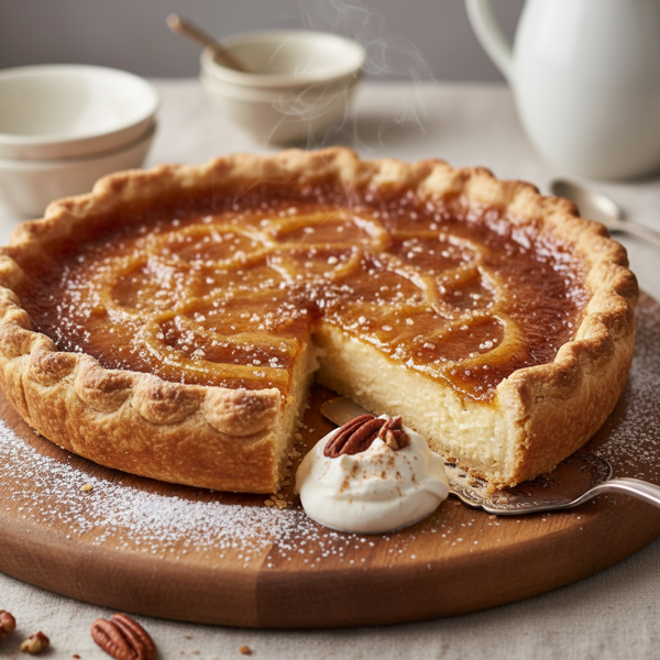 Heavenly Cream Sugar Pie recipe