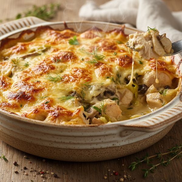 Heavenly Creamy Chicken Bake recipe
