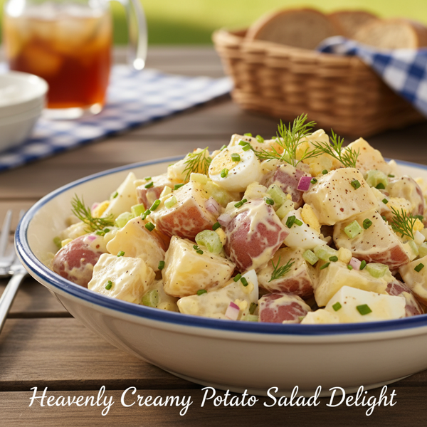Heavenly Creamy Potato Salad Delight recipe