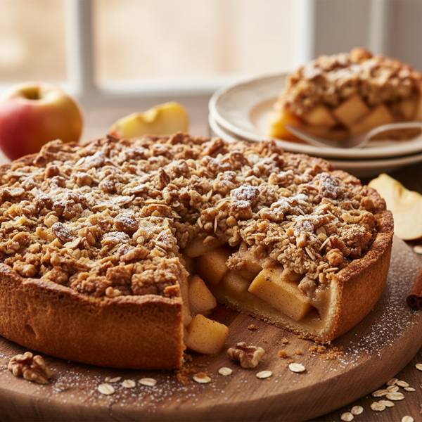 Heavenly Crunch Apple Pie recipe