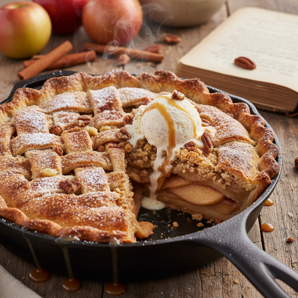 Heavenly Deep Dish Cinnamon Apple Pie recipe