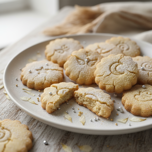 Heavenly Delicate Shortbread Cookies recipe
