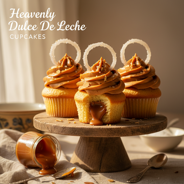 Heavenly Dulce De Leche Cupcakes recipe