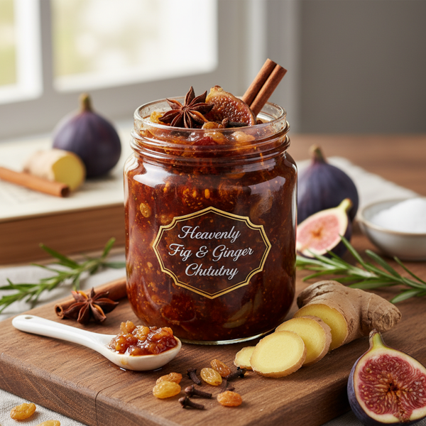 Heavenly Fig & Ginger Chutney recipe