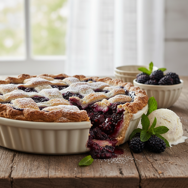 Heavenly Fresh Blackberry Pie recipe