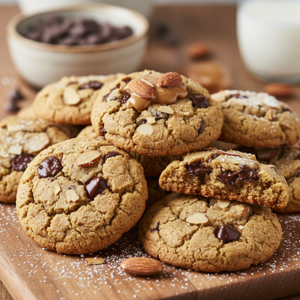 Heavenly Gluten-Free Almond Butter Chocolate Chip Bliss Cookies recipe