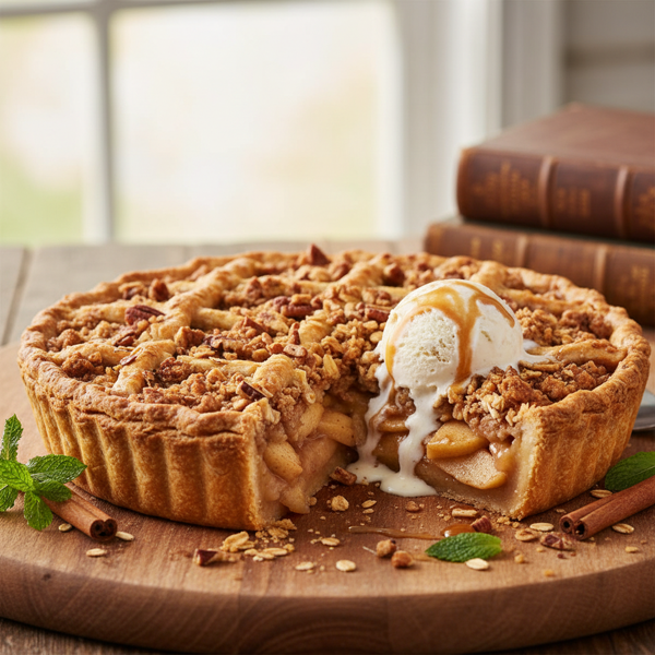 Heavenly Gluten-Free Apple Crumble Pie recipe