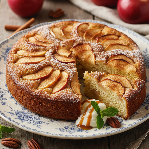 Heavenly Gluten-Free Apple Sponge Delight recipe