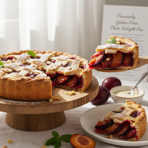 Heavenly Gluten-Free Plum Delight Pie recipe