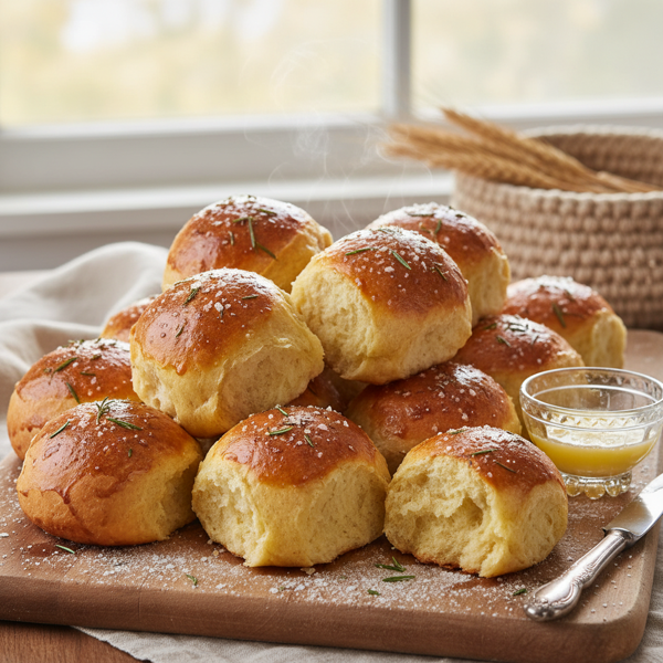 Heavenly Golden Dinner Rolls recipe