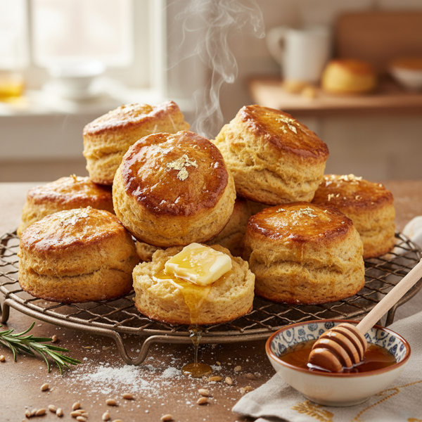 Heavenly Golden Drop Biscuits recipe