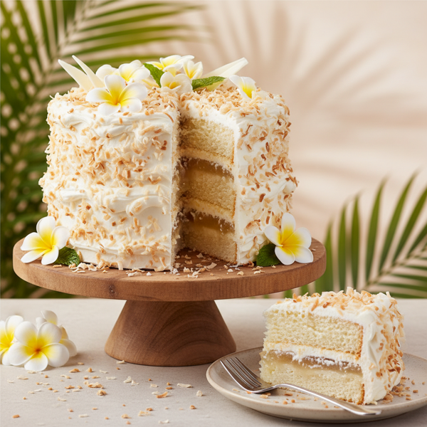Heavenly Haupia Coconut Cake recipe