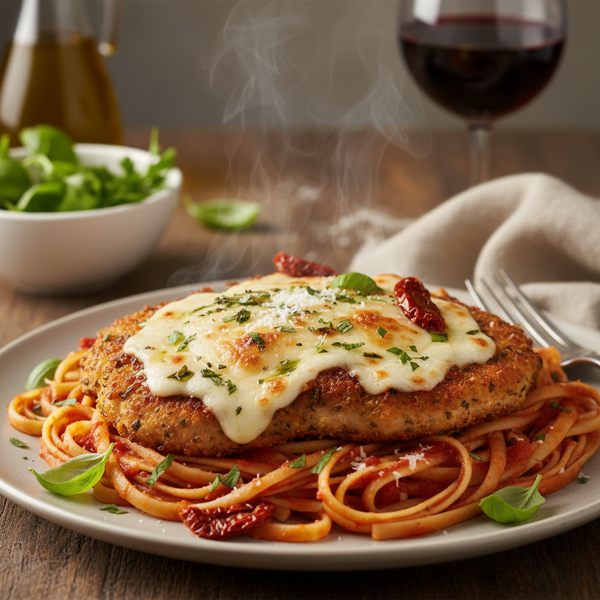 Heavenly Herb Chicken Parmesan recipe