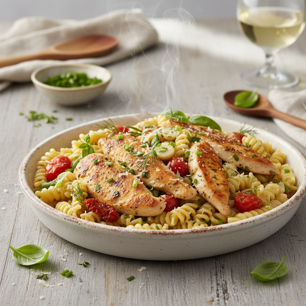 Heavenly Herb Chicken Pasta recipe