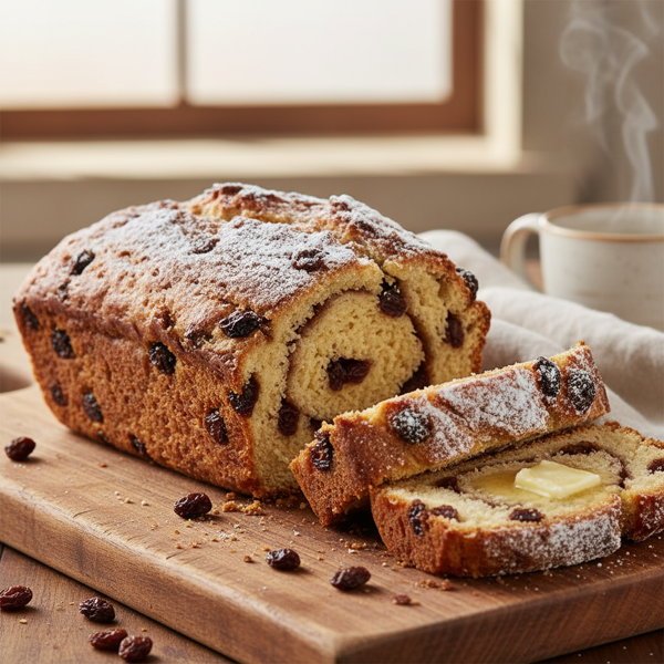 Heavenly Homemade Cinnamon Raisin Loaf recipe