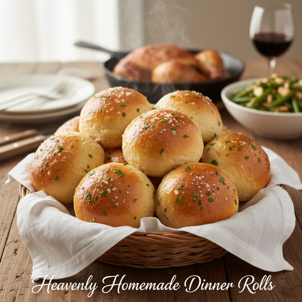 Heavenly Homemade Dinner Rolls recipe