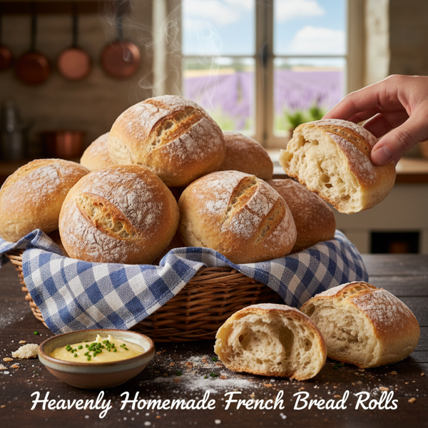 Heavenly Homemade French Bread Rolls recipe