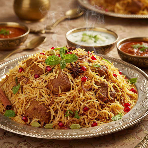 Heavenly Indian Mutton Biryani Delight recipe