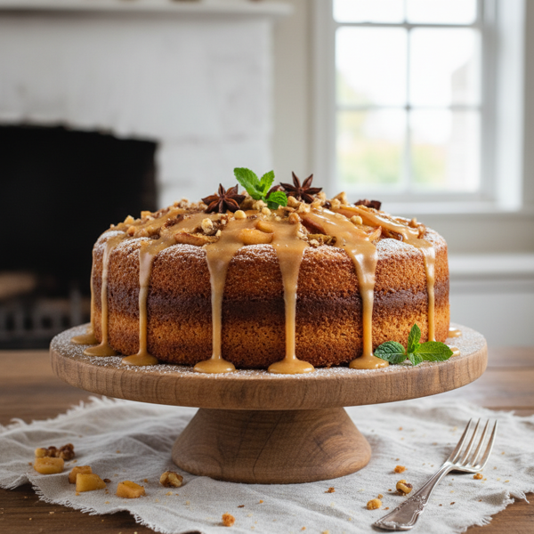 Heavenly Irish Apple Spice Cake recipe