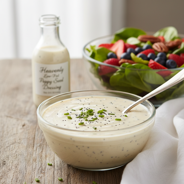 Heavenly Low-Fat Poppy Seed Dressing recipe