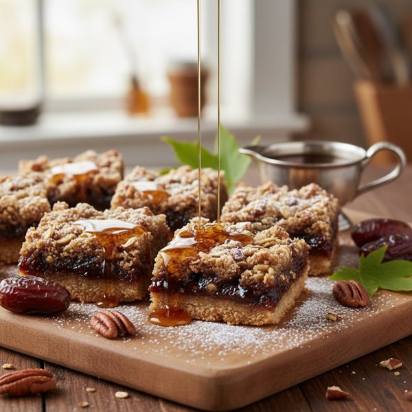 Heavenly Maple Date Bars recipe